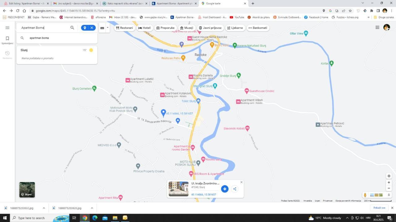 Apartmant Borna Слуни Экстерьер фото